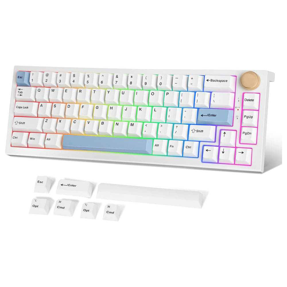 Fantech MAXFIT67 RGB MK858 Yellow Switch