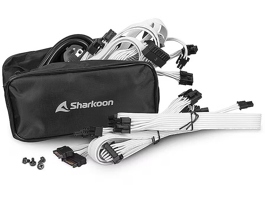Sharkoon 1000watt gold white 