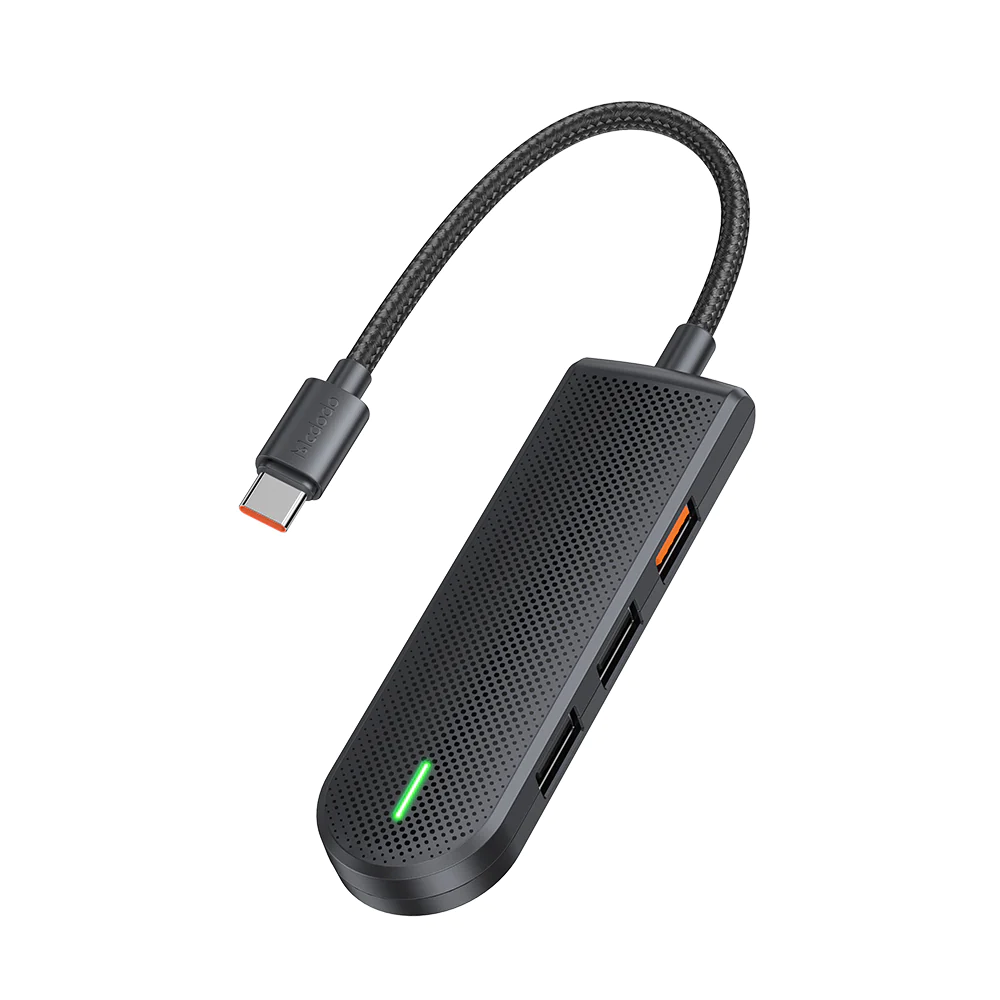 McDodo 5-in-1 USB-C Hub HU-143 – Black
