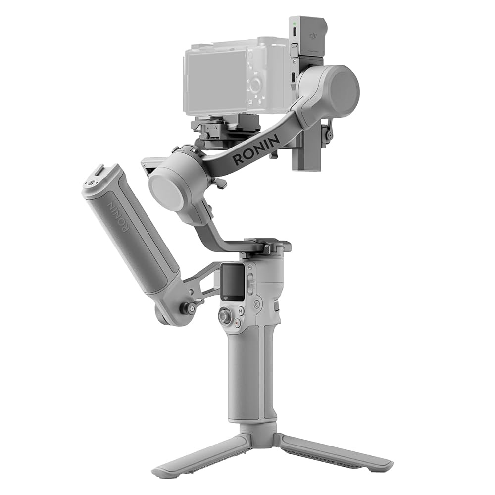 DJI RS4 Mini، جێگیرکەری Gimbal (کانۆن / سۆنی / پاناسۆنیکی / نیکۆن / فوجیفیلم دەگونجێت) لەگەڵ قفڵی ئۆتۆ-ئەکسیس