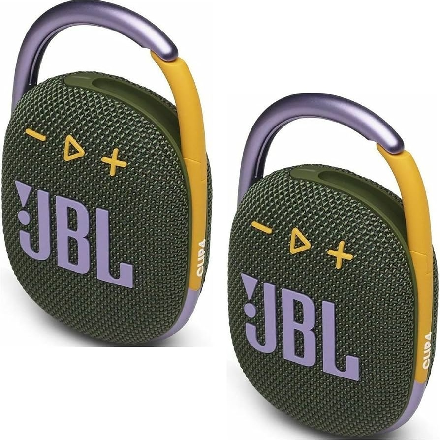 JBL CLIP4 GREEN AND PURPLE