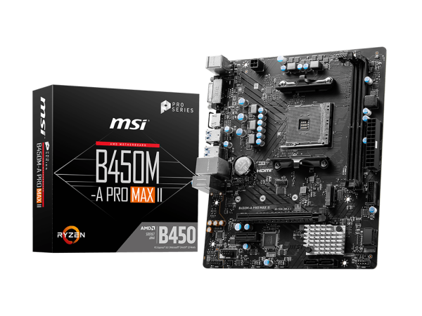 Msi B450M-A Pro MAX II 