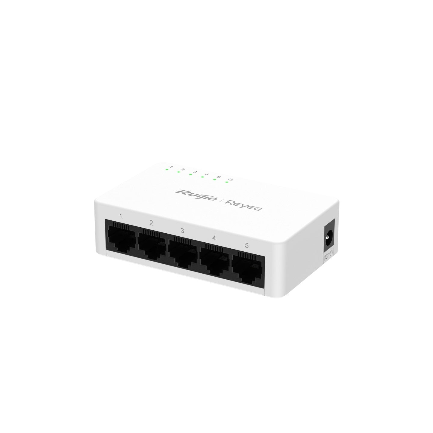 سویچی ڕویجی RG-ES05G-L پێنج پۆرتی گێگابایت (١٠/١٠٠/١٠٠٠ مێگابایت)