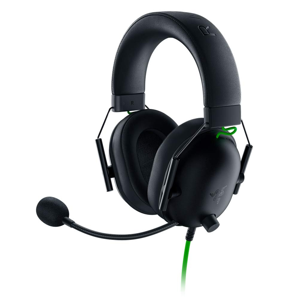 Razer BlackShark V2 X چاپی ڕەش