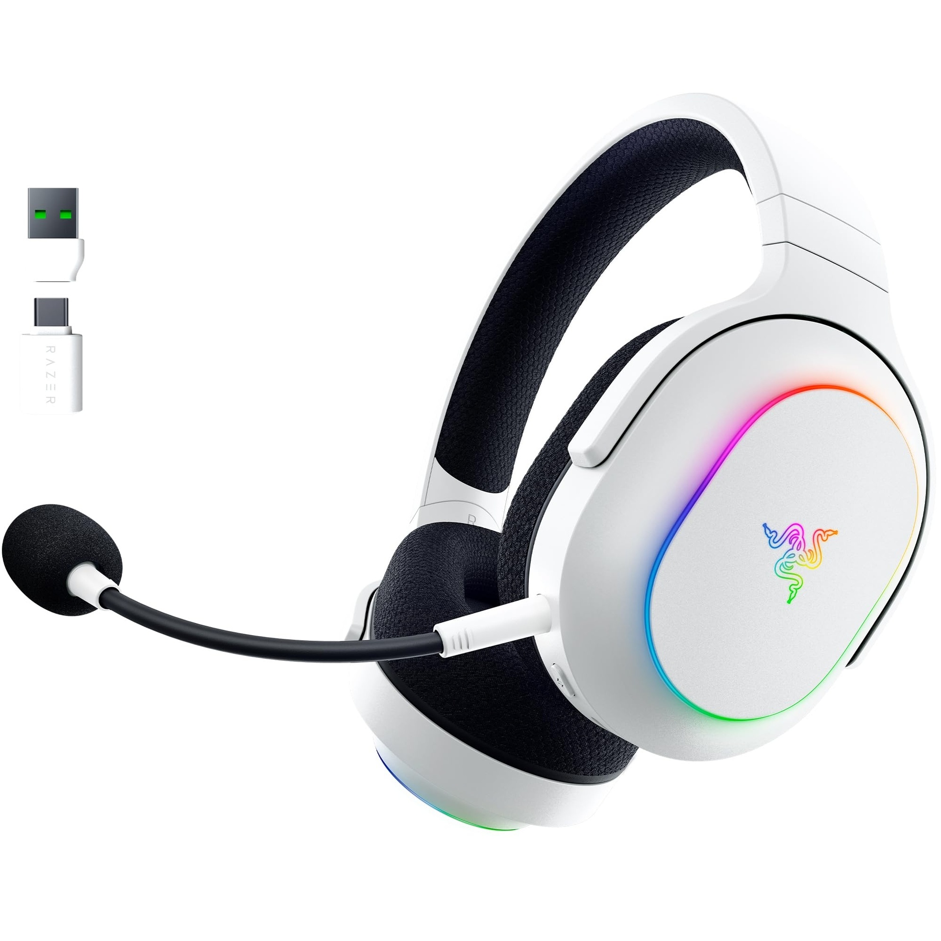 Razer Barracuda X Chroma Wireless Multi-Platform Gaming Headset – White