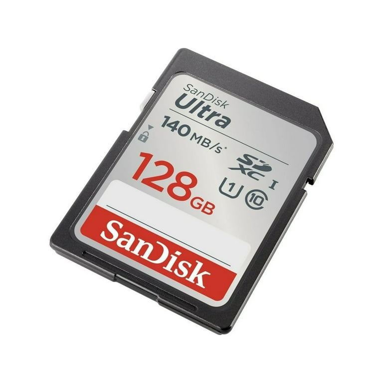 بطاقة ذاكرة سانديسك ألترا بلس 128 جيجابايت SDXC UHS-I