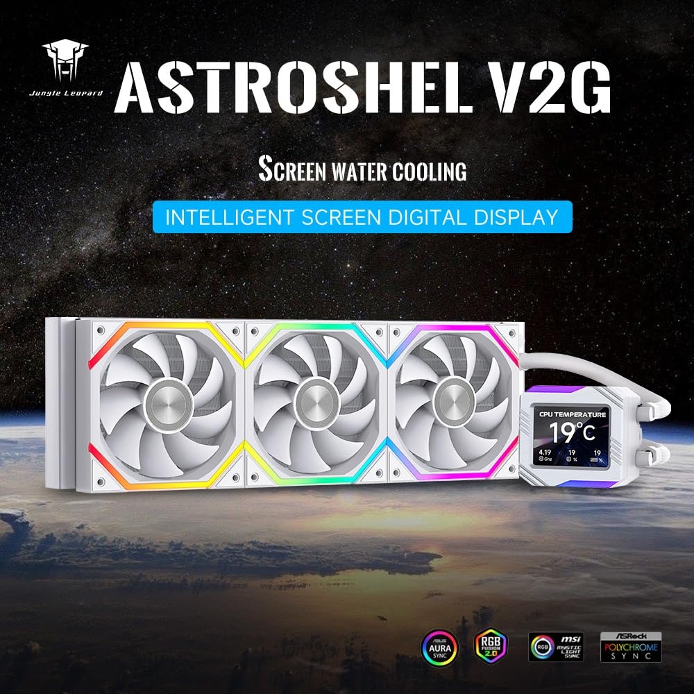 Jungle Leopard Astroshel V2G 360 Argb Water Cooling White used