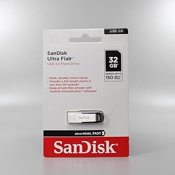 ساندیسک ئەلترا فلەیر USB 3.0 FLASH Drive 32GB 150