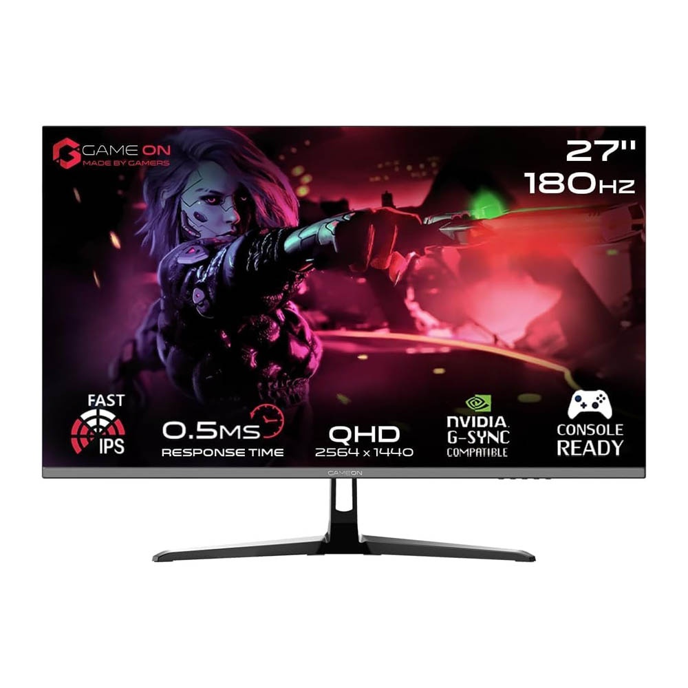 GameOn GOPS27QHD180IPS 27" 2K 180Hz IPS Gaming Monitor
