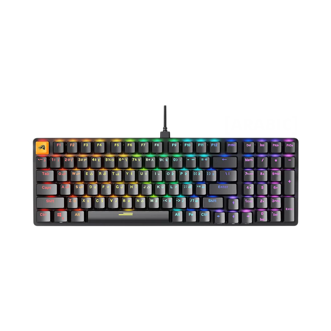 Glorious GMMK2 96%  Full Size Keyboard Arabic - Black