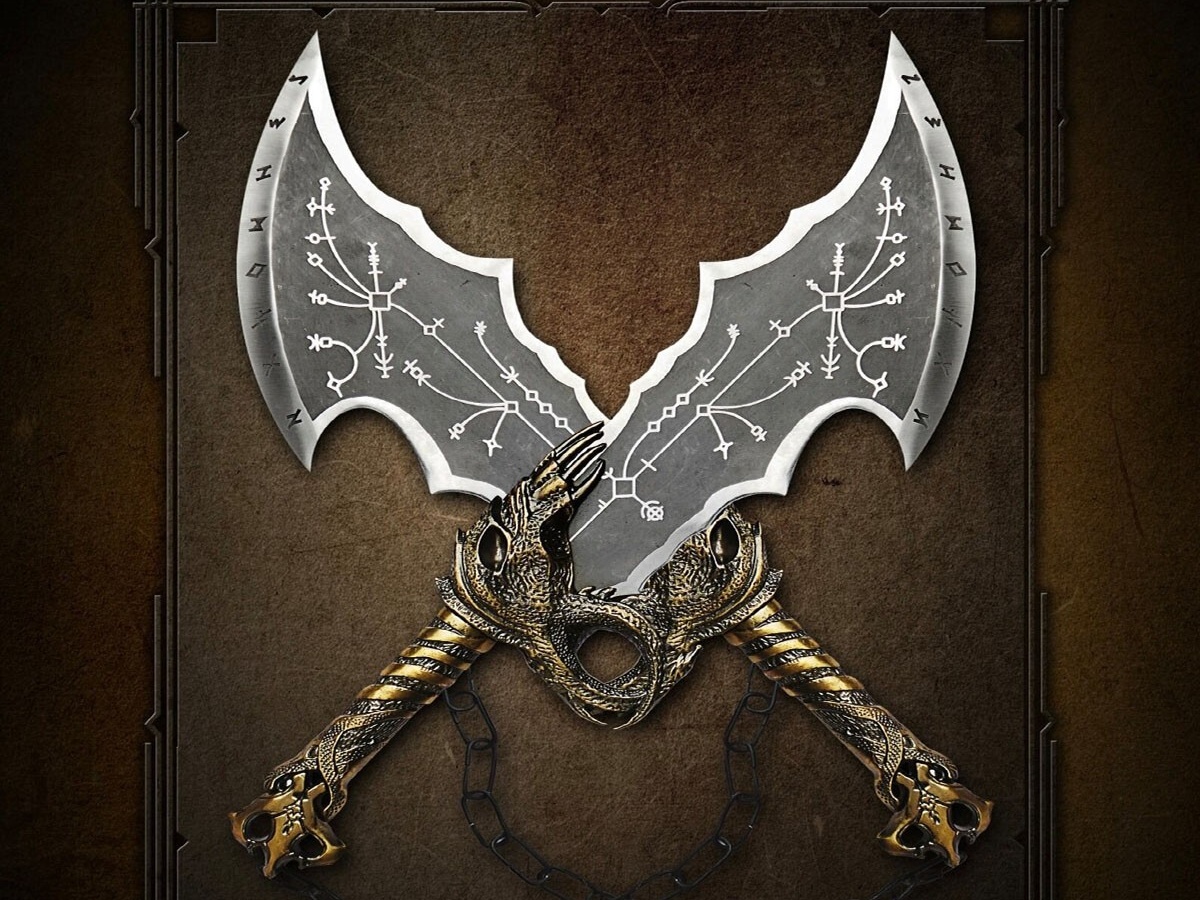 God of War - Kratos Blades  (Gold & Silver Edition)