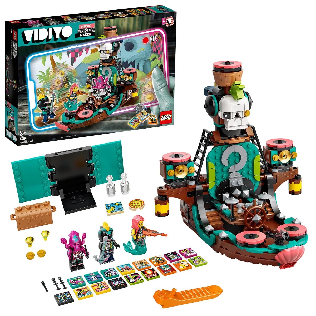 کەشتیی چەتەی دەریایی پانک LEGO® VIDIYO – سێتی 43114