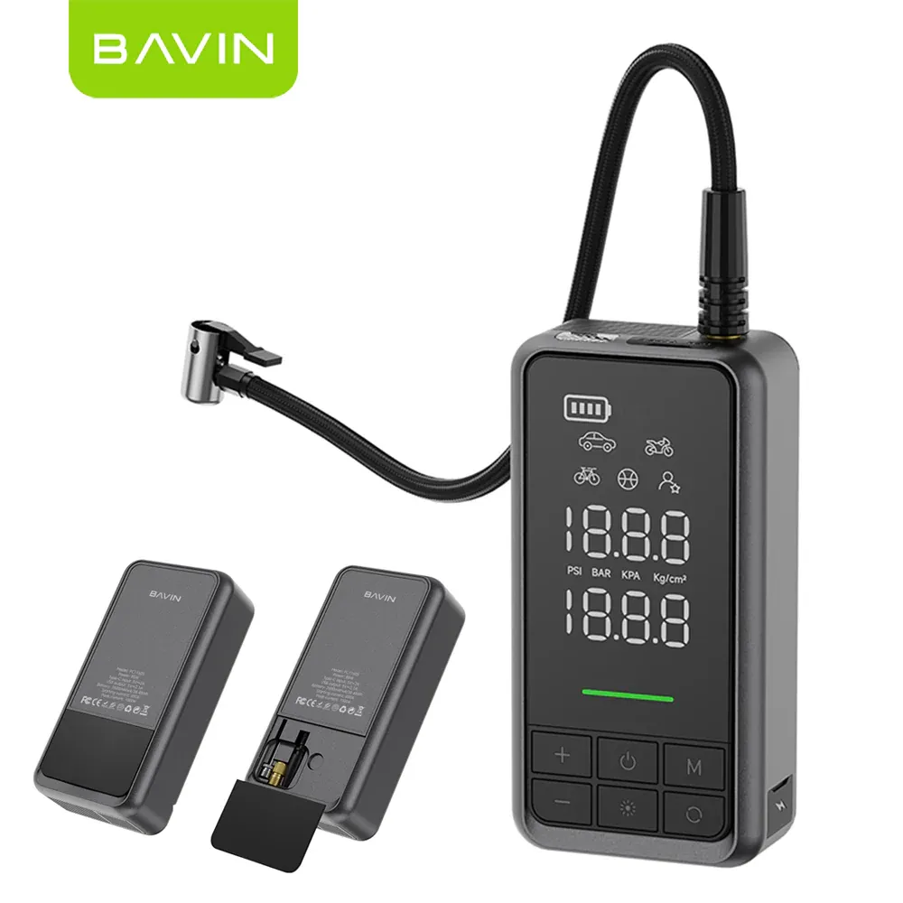 BAVIN Y-PC1160S 2-in-1 Jump Starter and Air Compressor Power Bank