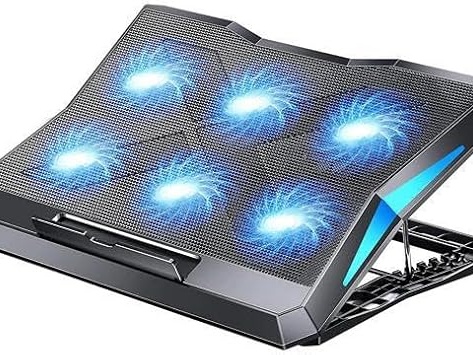 Q3 Laptop Cooling Pad 6 Core Quiet Fans
