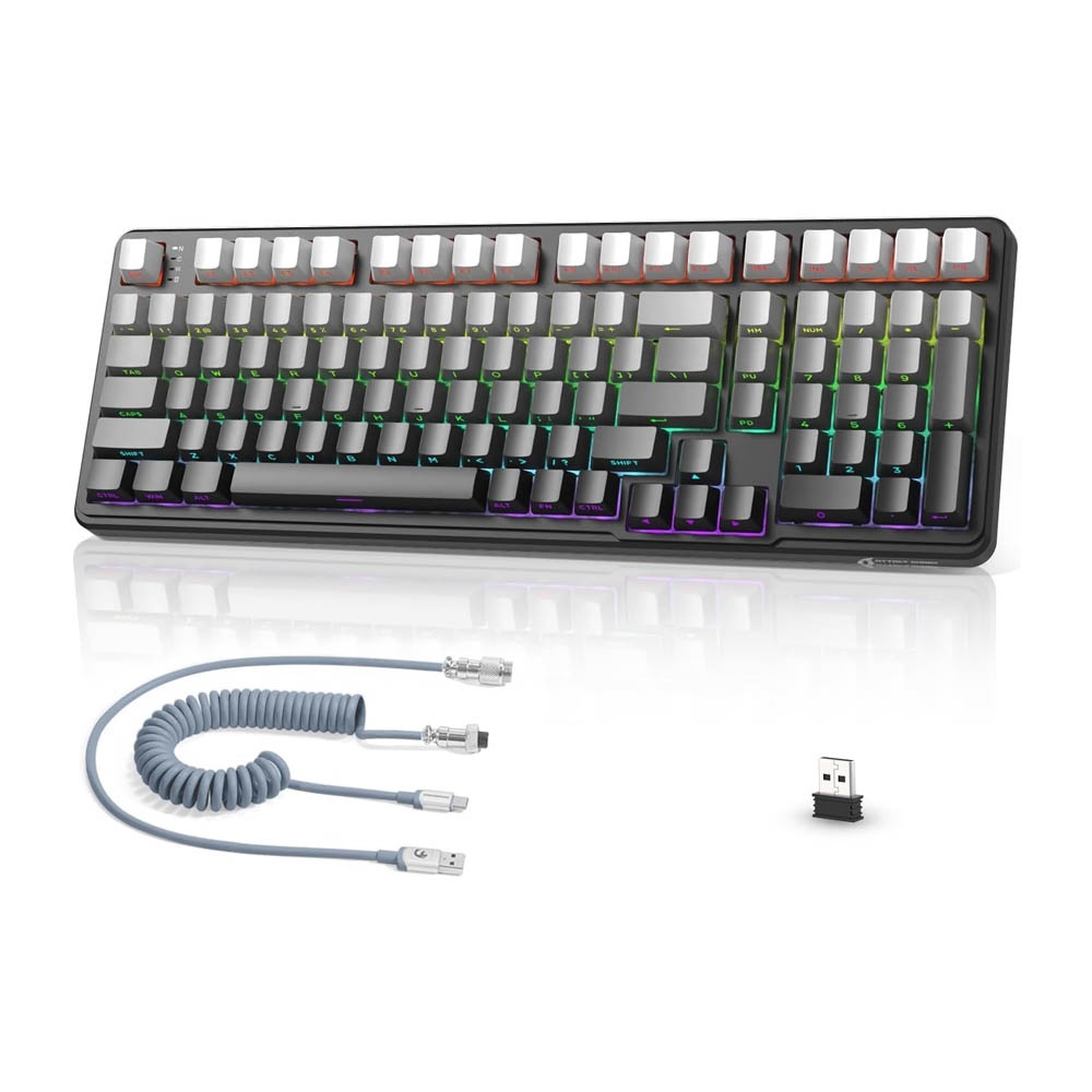 ATTACK SHARK X98 Mechanical Keyboard Moonlit Night Blueberry Switch