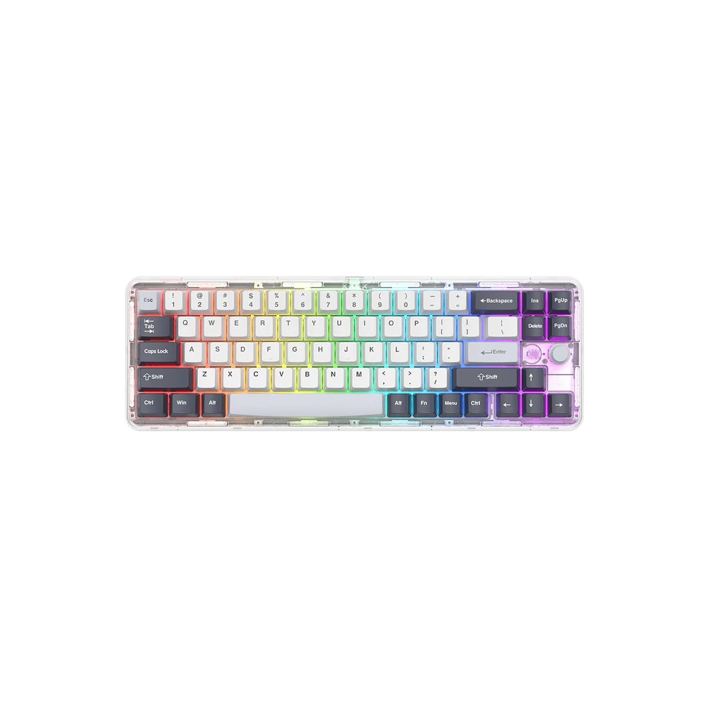 Fantech MAXFIT70 MK911 Wireless 65% Mechanical Gaming Keyboard – Epic Greyscale