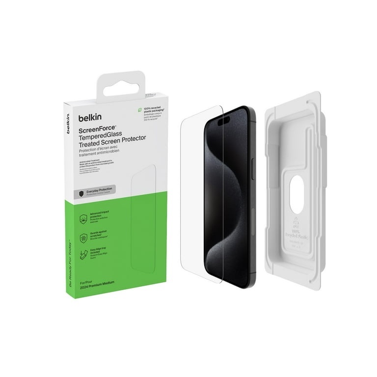 belkin Screenforce Tempered Glass iPhone 16 Pro Max