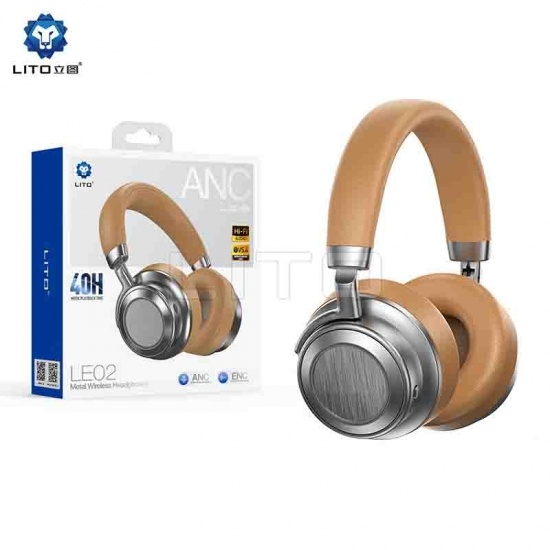 HEADSET LE02 ANC ENC Brown