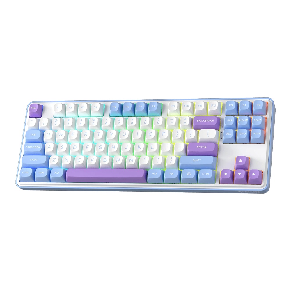 Redragon Star Blade Pro K707WBP Mechanical Keyboard – White & Purple
