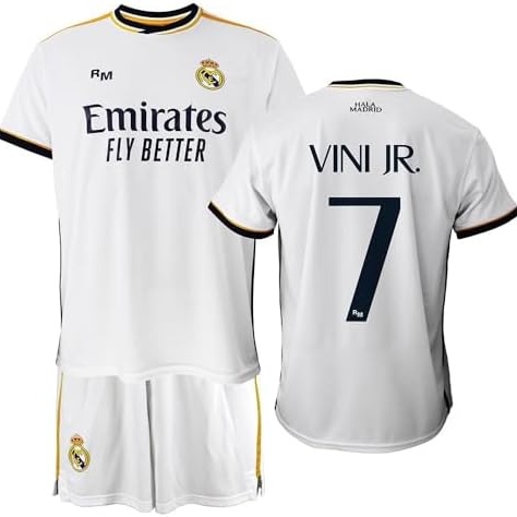 T-Shirt Real Madrid White New Vini Jr 5