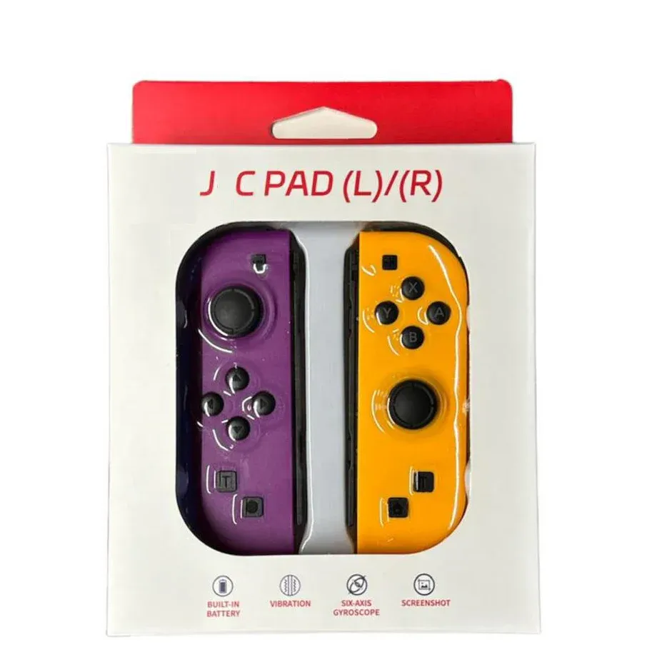 Nintendo Controller J-C Pad L/R - Purple & Orange | Ari Gaming