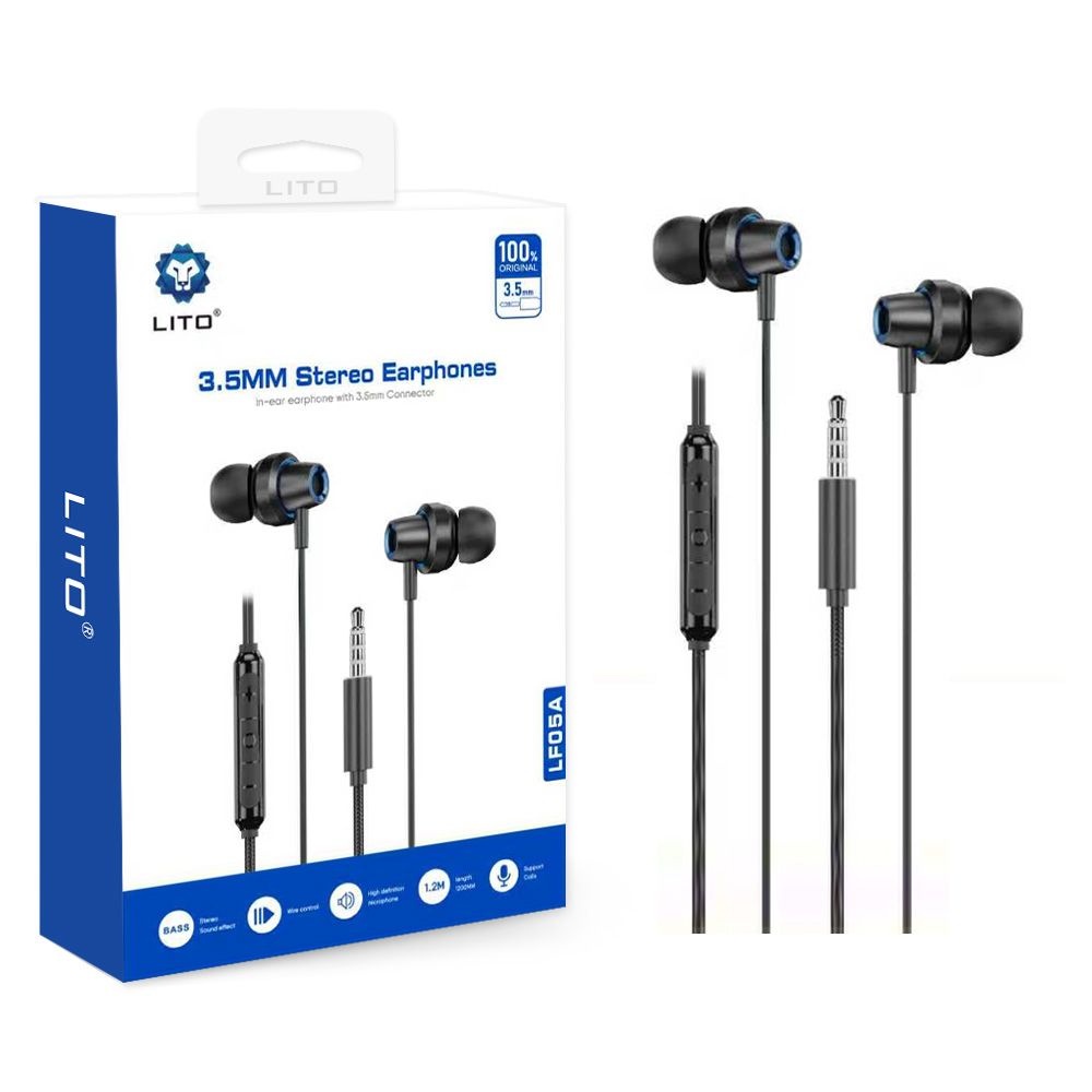 LITO LF05A In-Ear Wired Earphones (AUX - Connector)