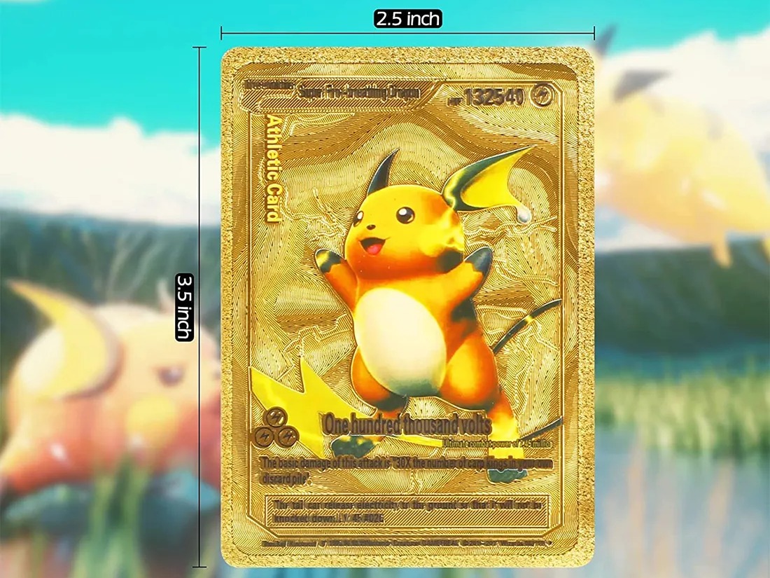 athletic pokemon cards Pokemon Card Gold
