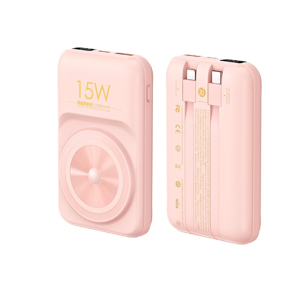Remax RPP-281 Wireless Power Bank - 15W Fast Charging