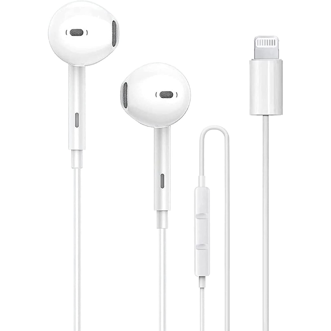 Pop-Up Window Lightning Connector In-Ear Headphones (HF-136G) with Mic