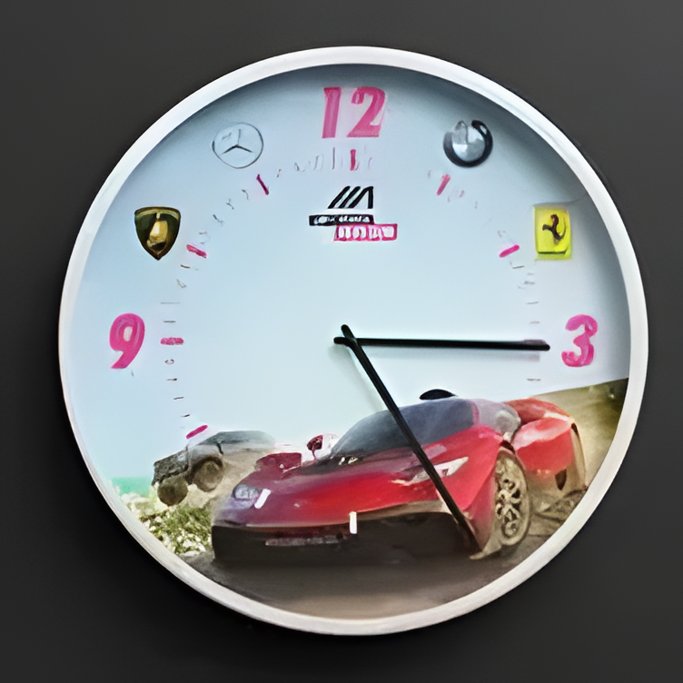 Gaming Wall Clock Forza Horizon 5  Edit