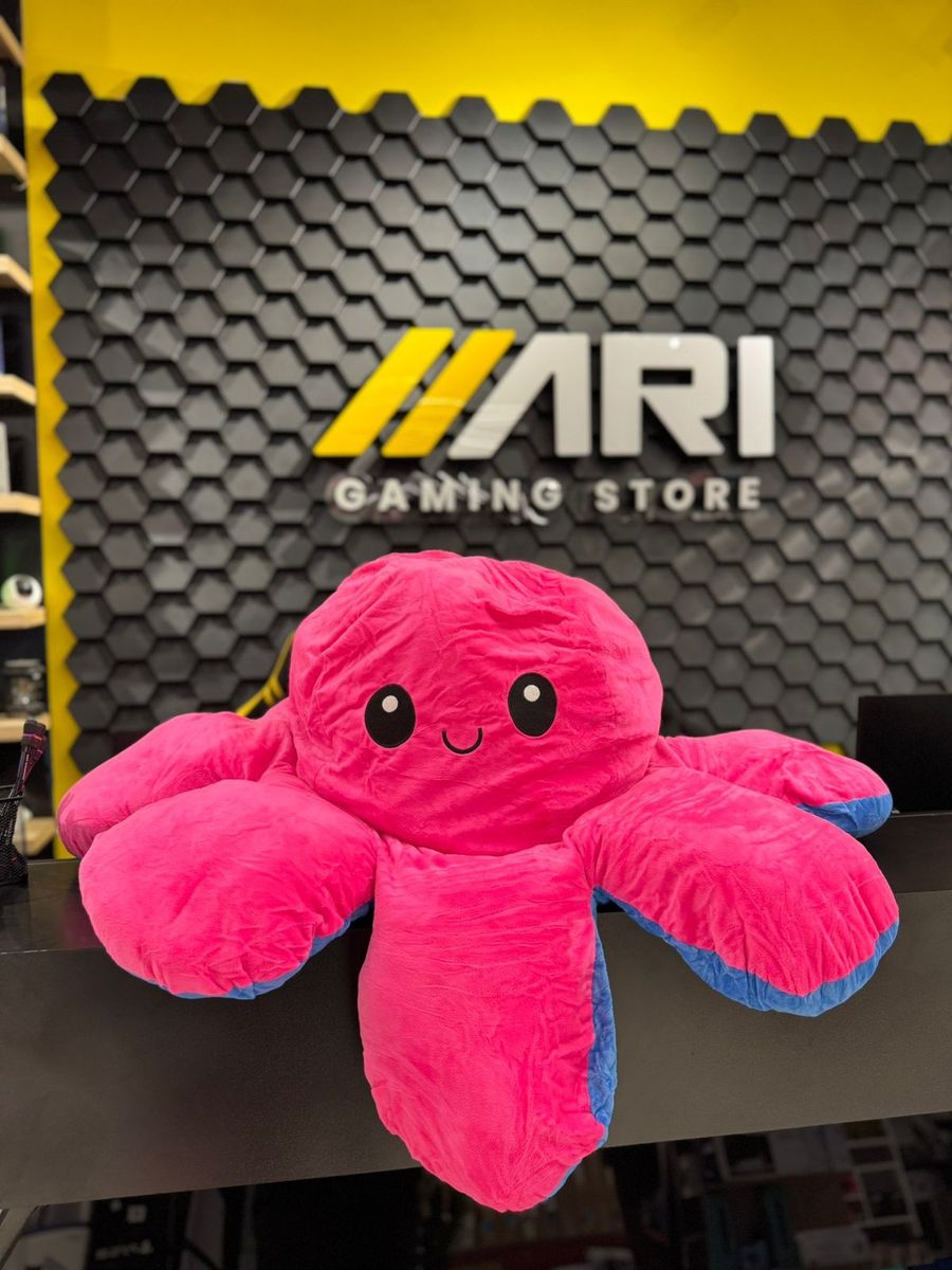 Giant Octopus Plush Toy – 120cm Pink & Blue
