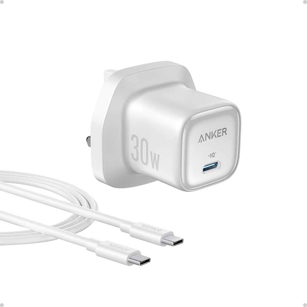 Anker Zolo 30W Compact GaN USB-C Charger – White