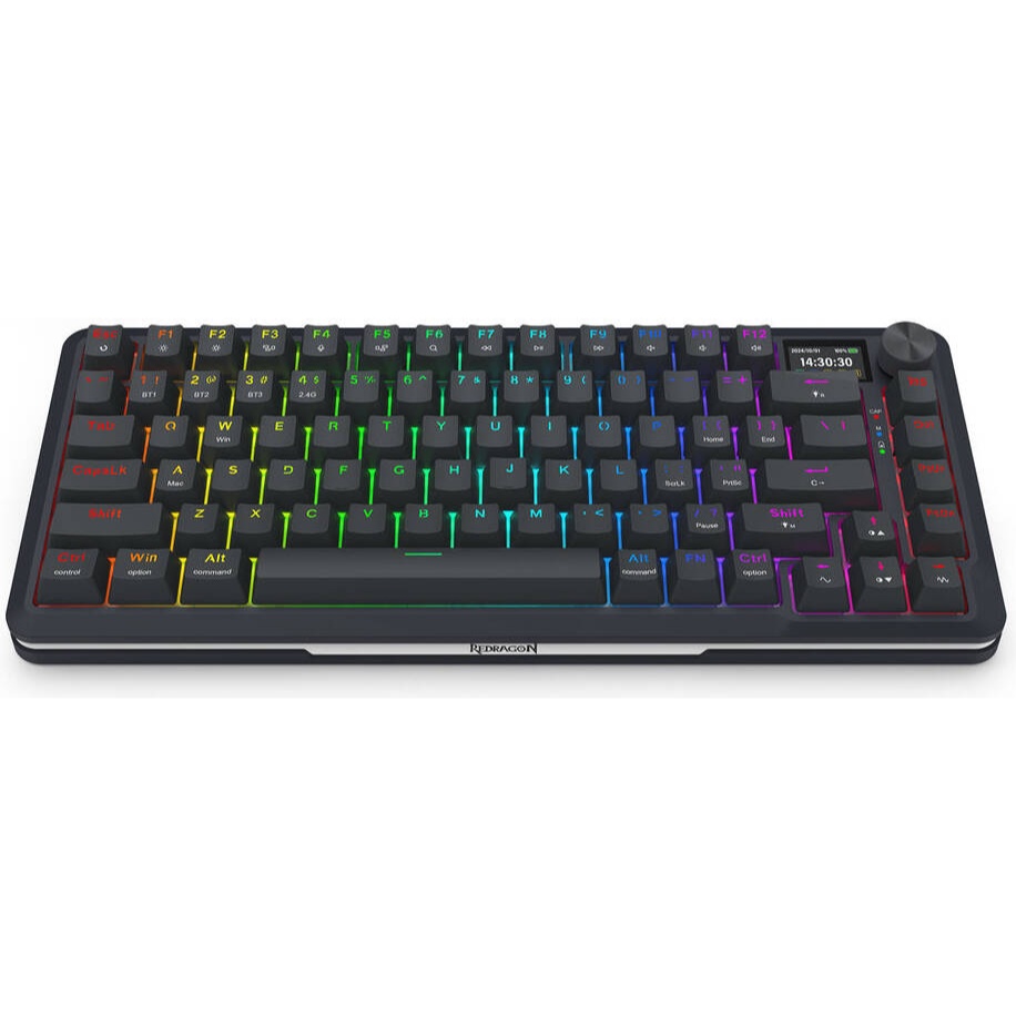 لوحة مفاتيح الألعاب الميكانيكية اللاسلكية Redragon K708GG RGB Pro – سلسلة Flekact