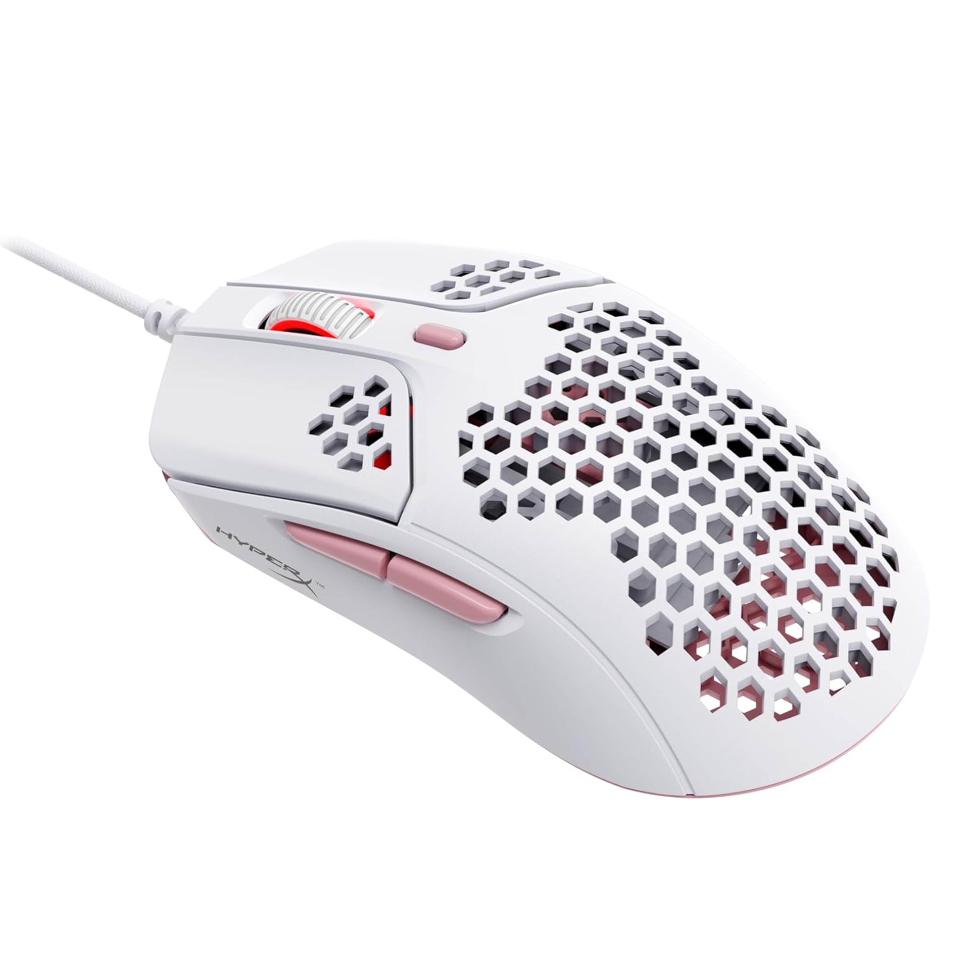 HyperX Pulsefire Haste Gaming Mouse (Open Box, White/Pink)