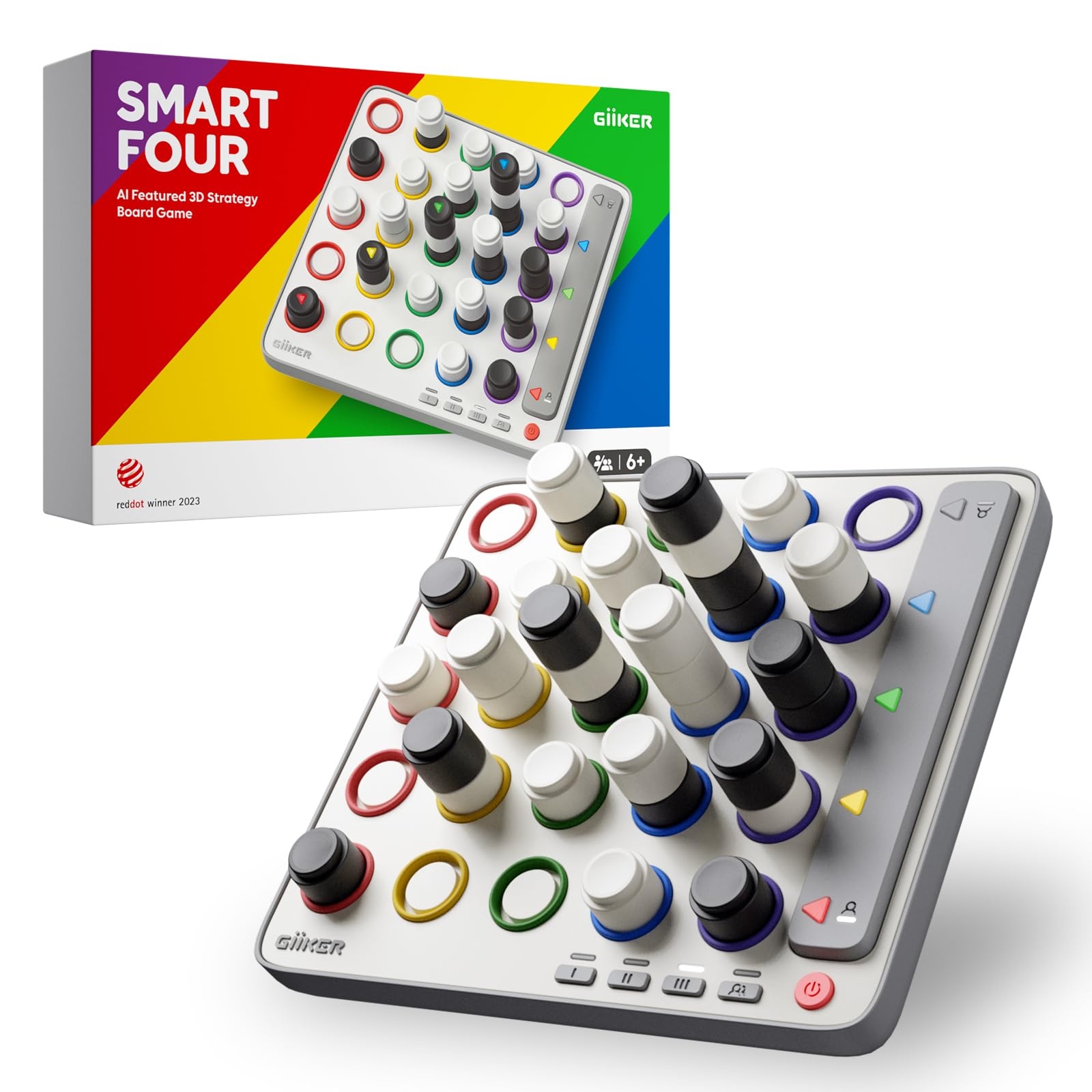 Giiker Smart Four AI Featured 3D strategy Board Game