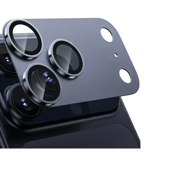 Kuzoom Invisible Full Coverage Camera Lens for iPhone 17 Pro Max - Dark Blue
