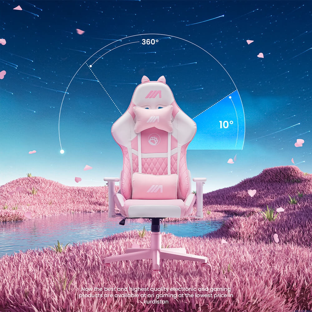 Gaming Chair AG Kitty - Pink | Ari Gaming