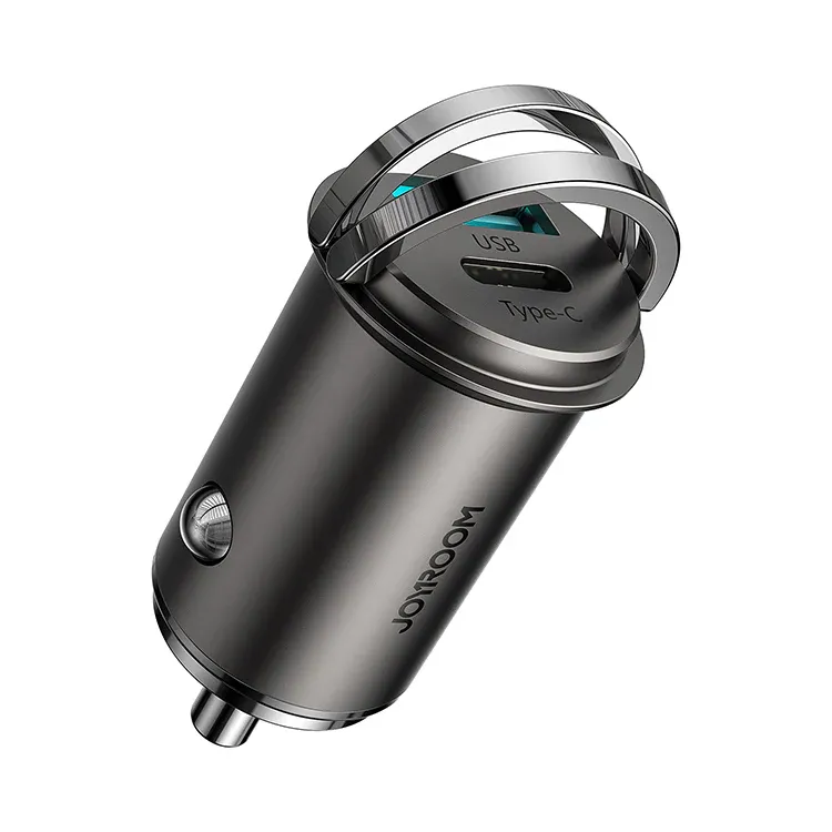 Joyroom C-A35 45W Mini 2-Port Ring-Pull Fast Car Charger