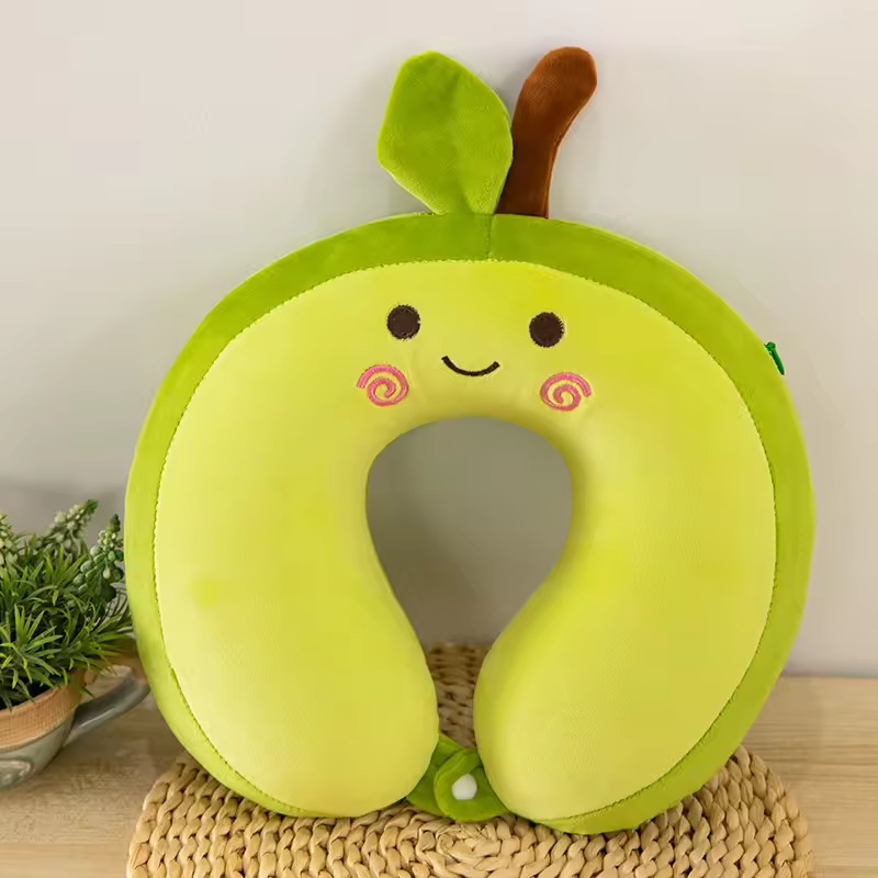 Soft Cartoon Cute U-Shaped Travel Neck Pillow