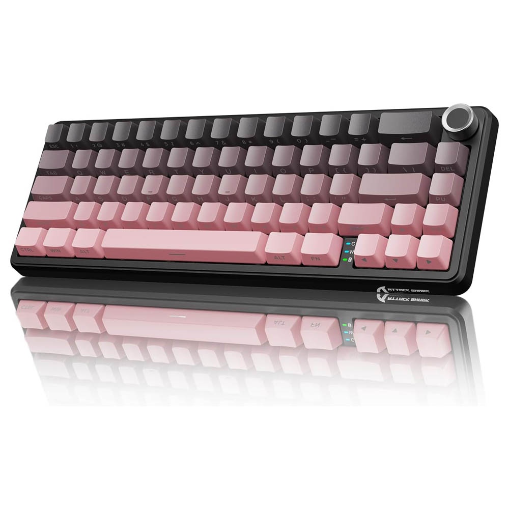 ATTACK SHARK X66 Keyboard BlackBerry Strawberry Switch