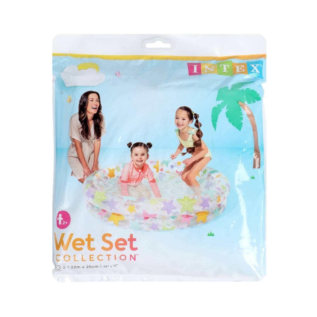 Intex Animal Adventure Snapset Inflatable-Free Kids Swimming Pool (122cm x 25cm)