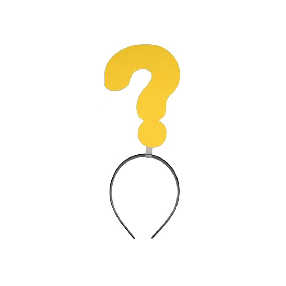 Headband - Question Mark  (Yellow)