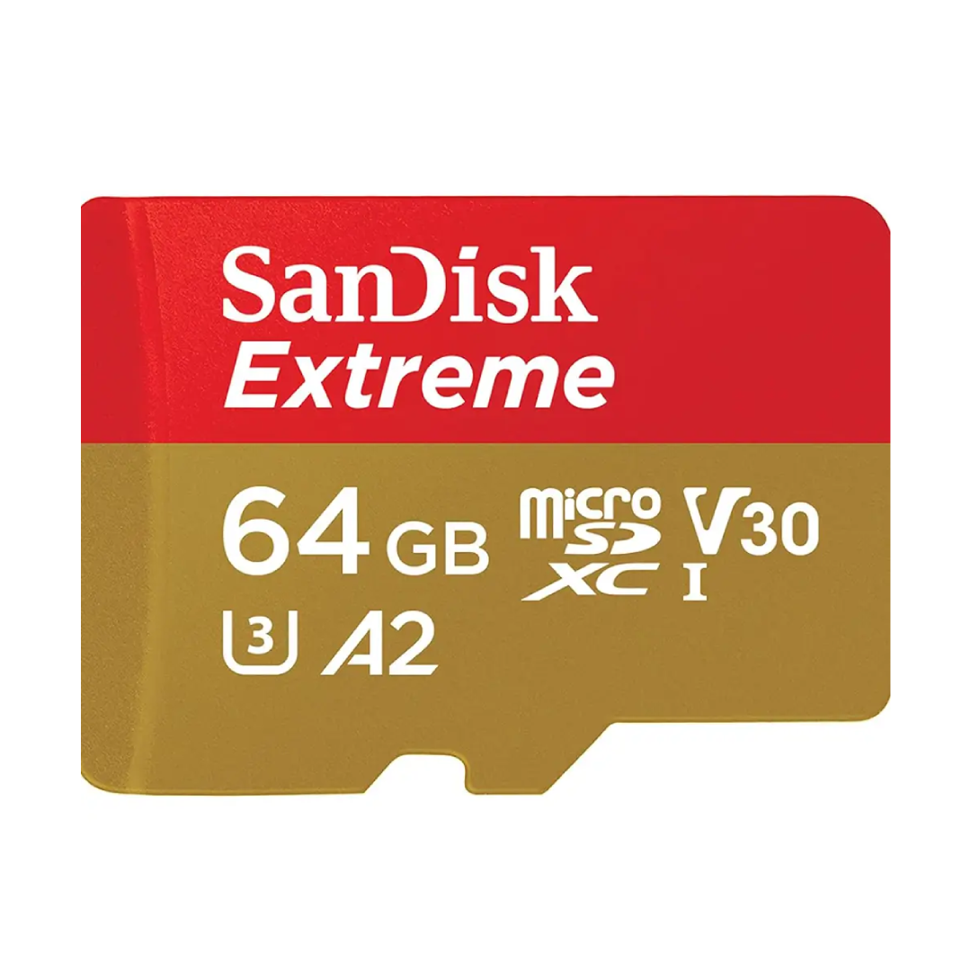بطاقة ذاكرة SanDisk microSD بسعة 64 جيجابايت – تخزين عالي السرعة، Class 10، UHS-I