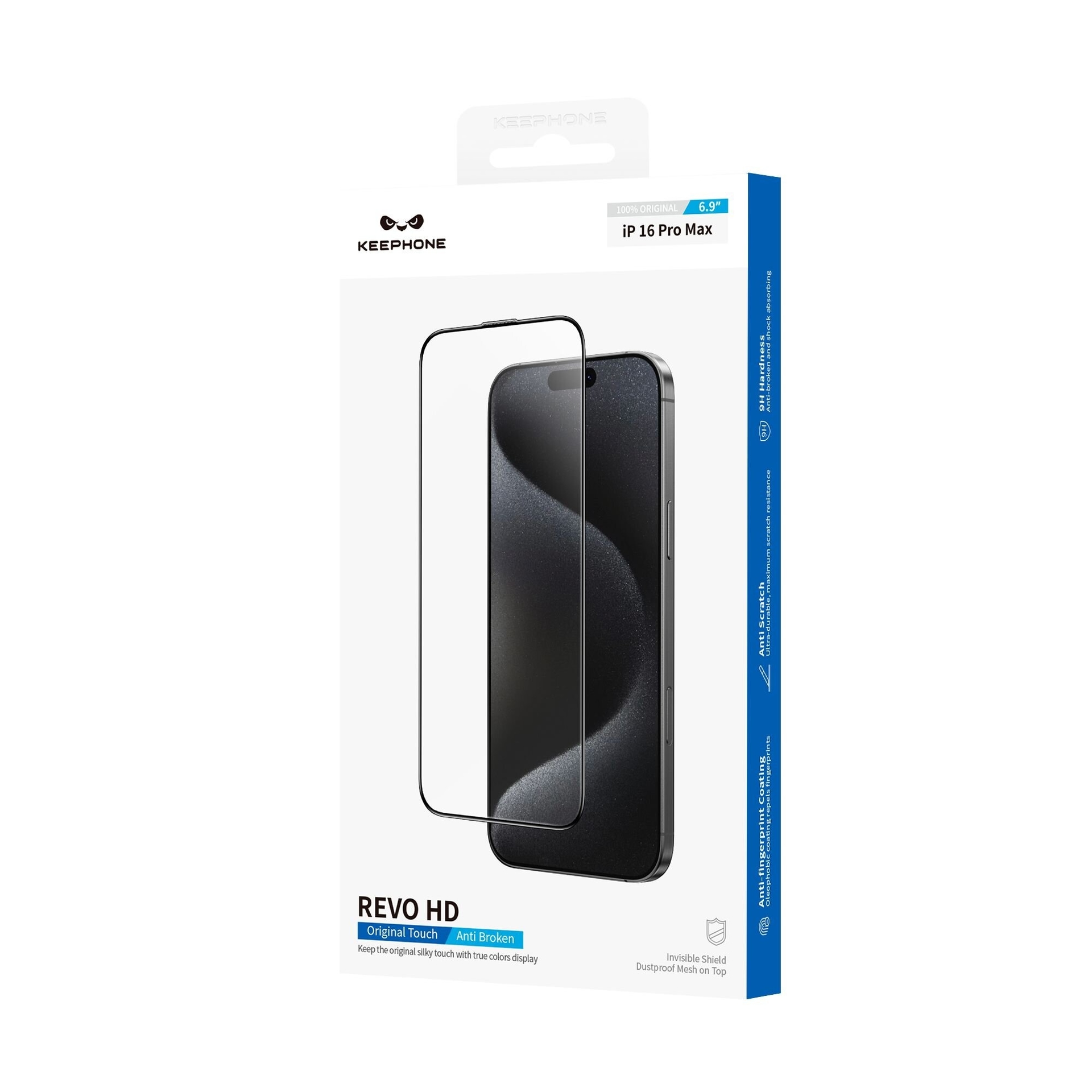 Keephone HD Glass Screen For iPhone 16 Pro Max 7130-J