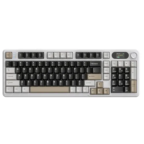 ATTACK SHARK X98 Pro Mechanical Keyboard (Cheese White)