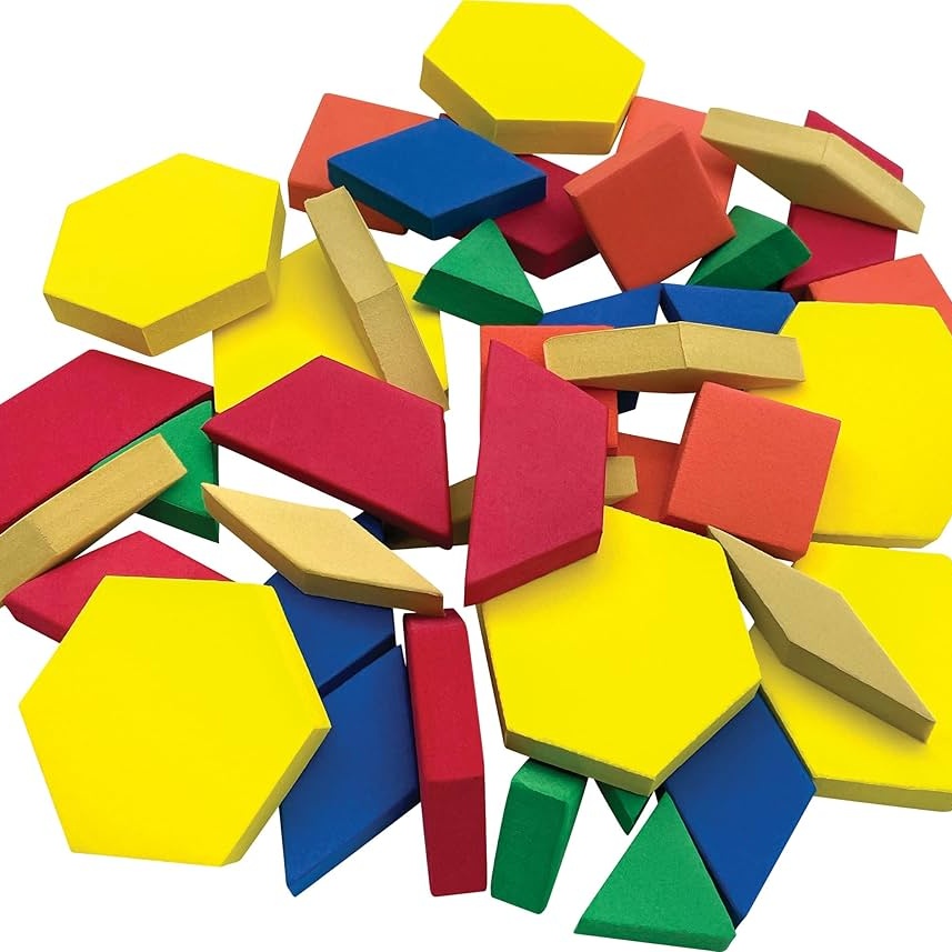 Pattern Blocks 180 Pieces 