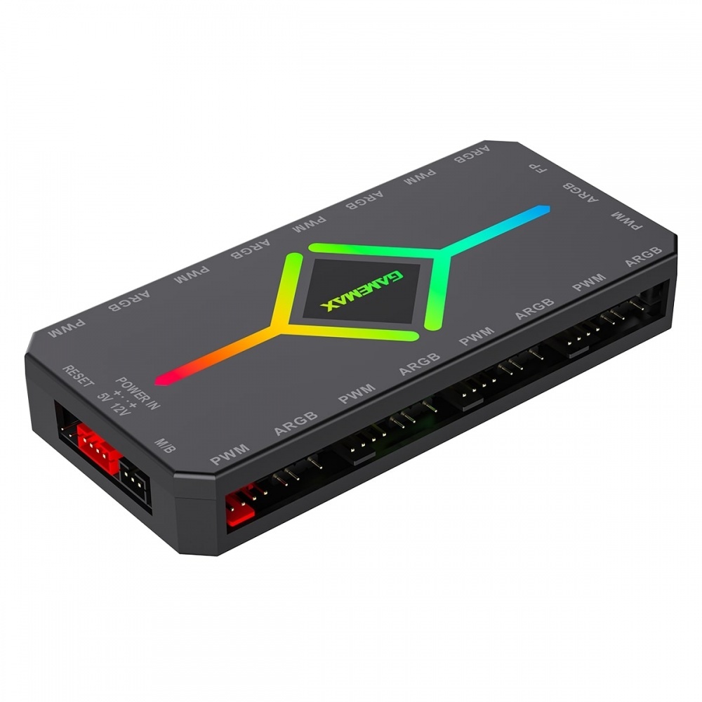 ARGB Controller PWM Fan Hub with RF Remote