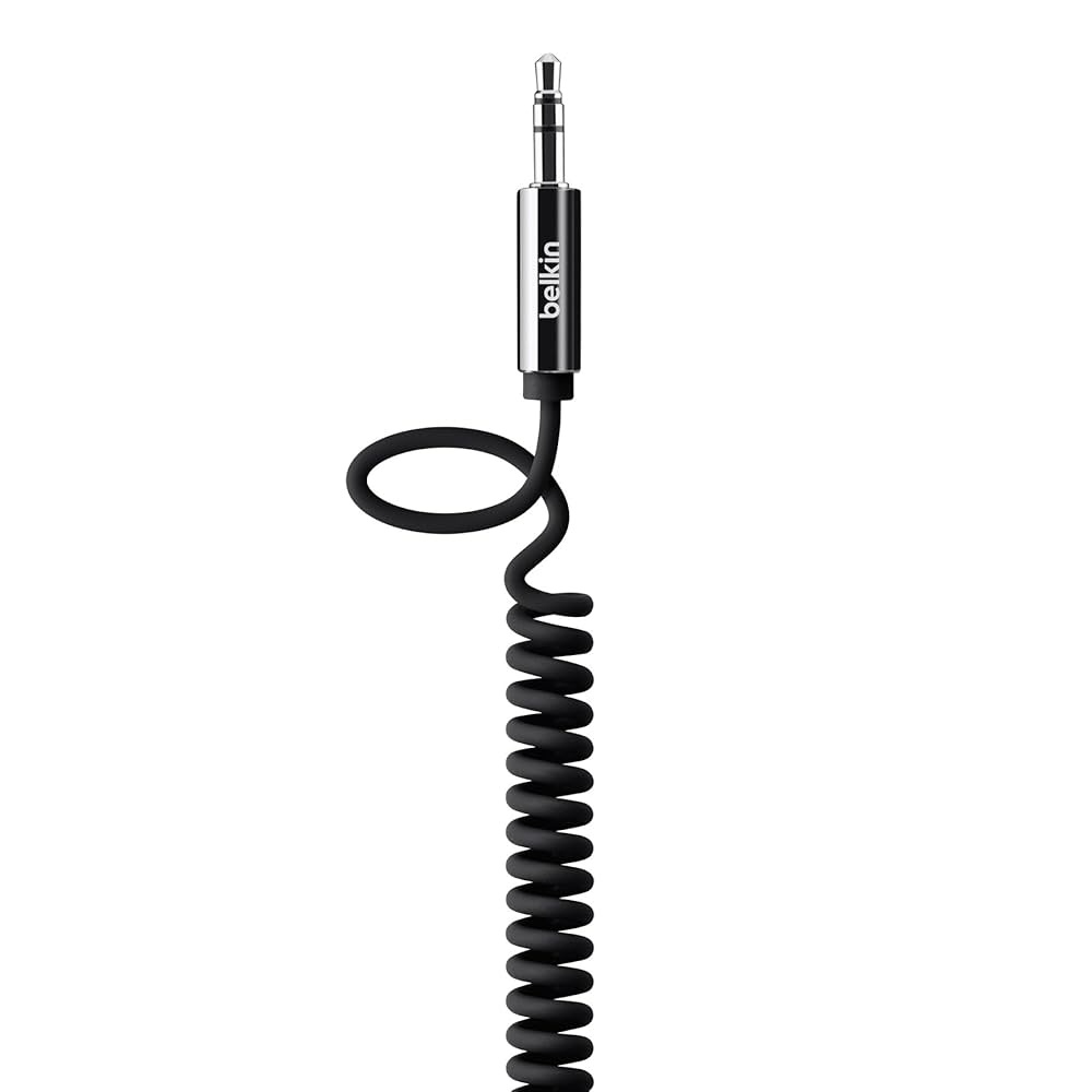 کێبڵی دەنگی کویلکراوی BELKIN Mixit 1.8m - ڕەش