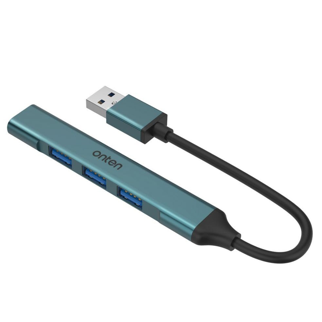 ONTEN 5701 4-Port USB Hub – USB Splitter for Laptops and Desktops