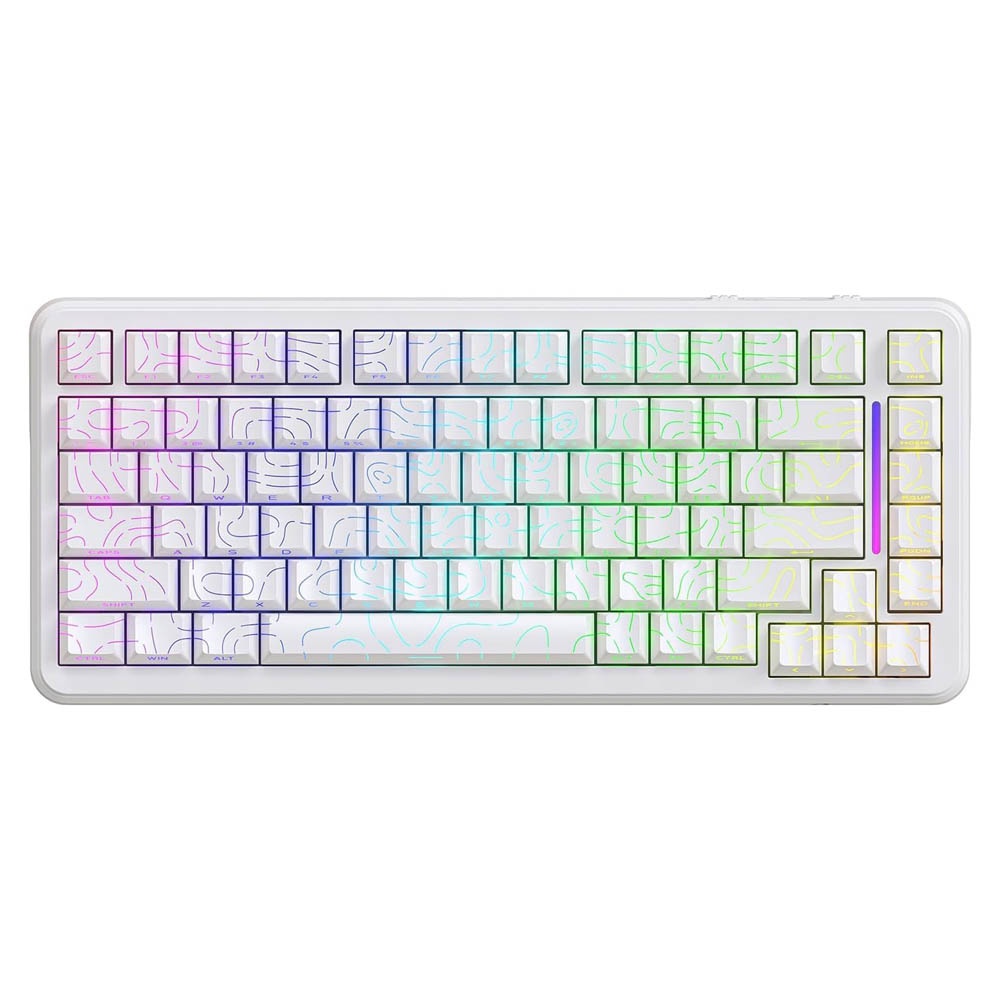 ATTACK SHARK X82 HE Magnetic Keyboard White Contour Line 